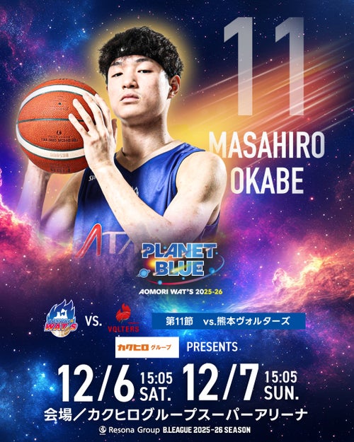 りそなグループ B.LEAGUE 2025-26シーズン 12月6日(土)/12月7日(日)
